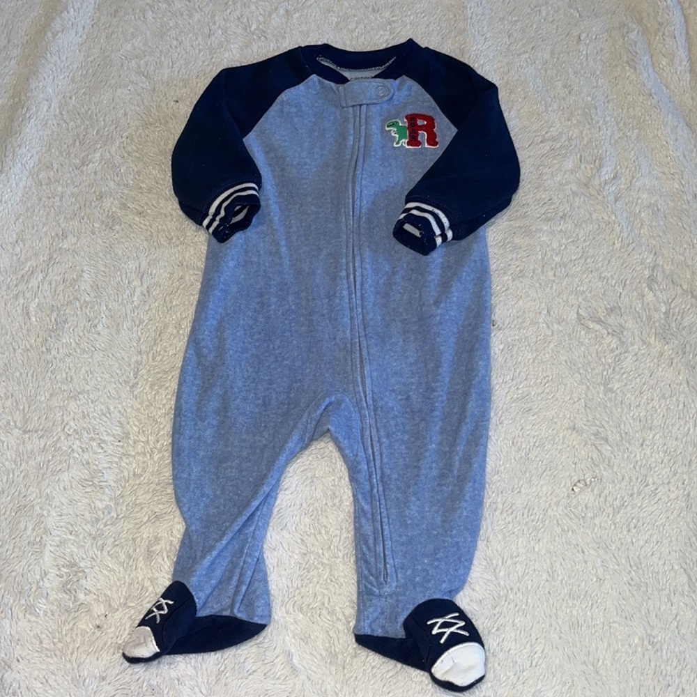 (2 for $10) carters 6 month fleece Dino footie/ sleeper 🦕